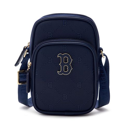 Túi MLB PU Diamond Monogram Boston Red Sox Màu Xanh Navy [ 7ACRMDD4N-43NYD ]