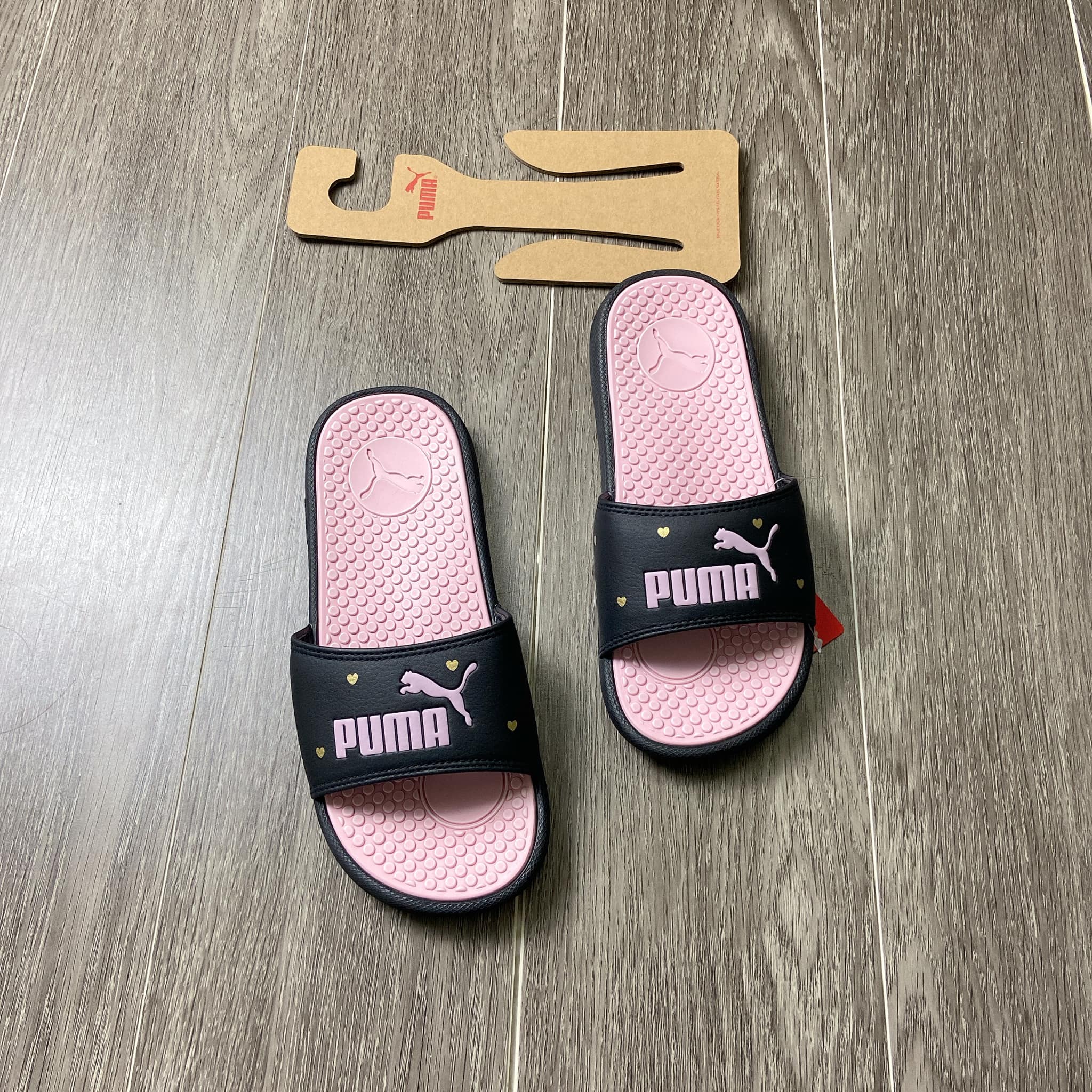 Dép Puma Cool Cat Galentines Black Pink [ 385890 01 ]