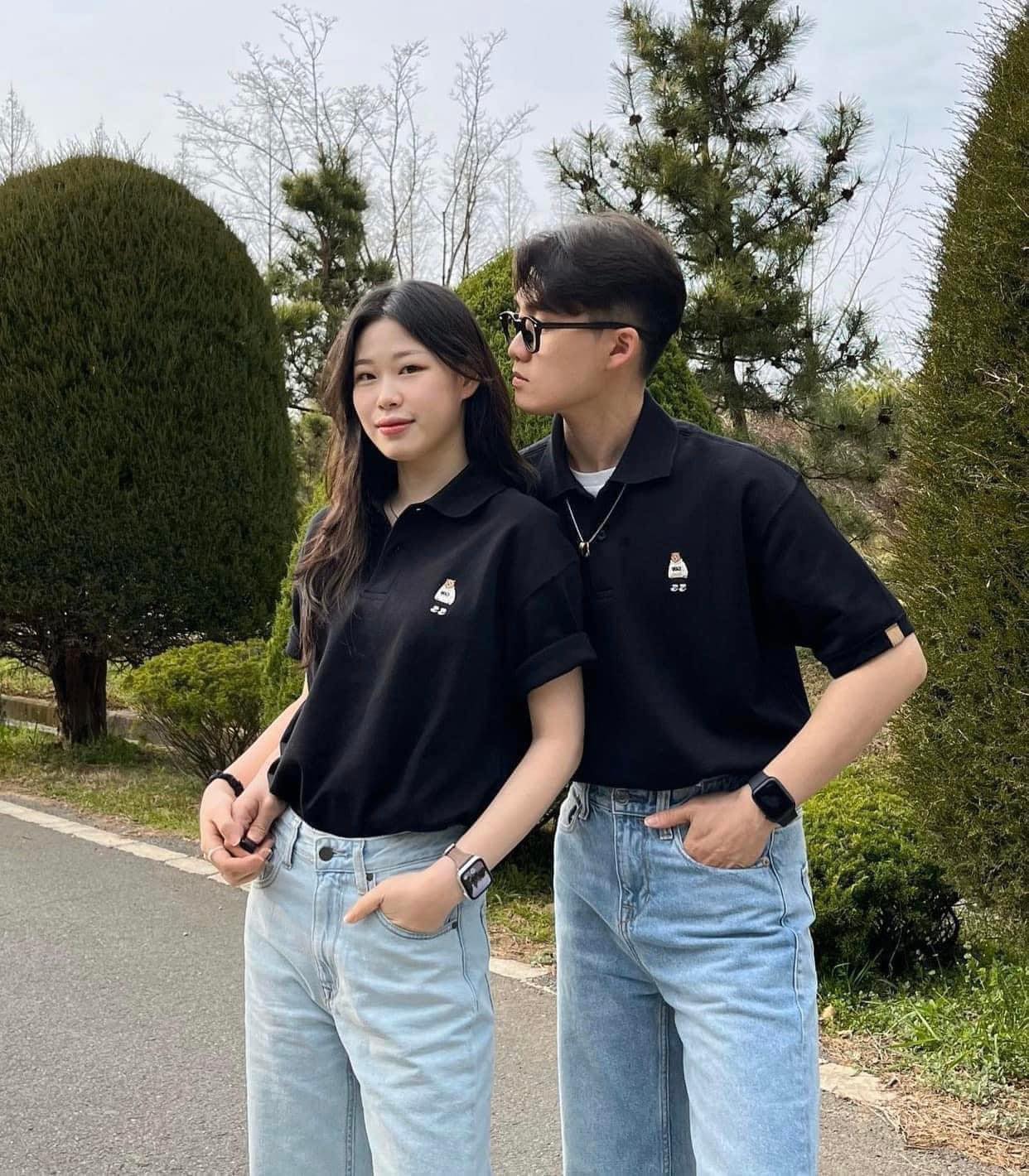 Áo Polo WHOAU Steve Màu Đen [ WHHAD2411U-00 ]