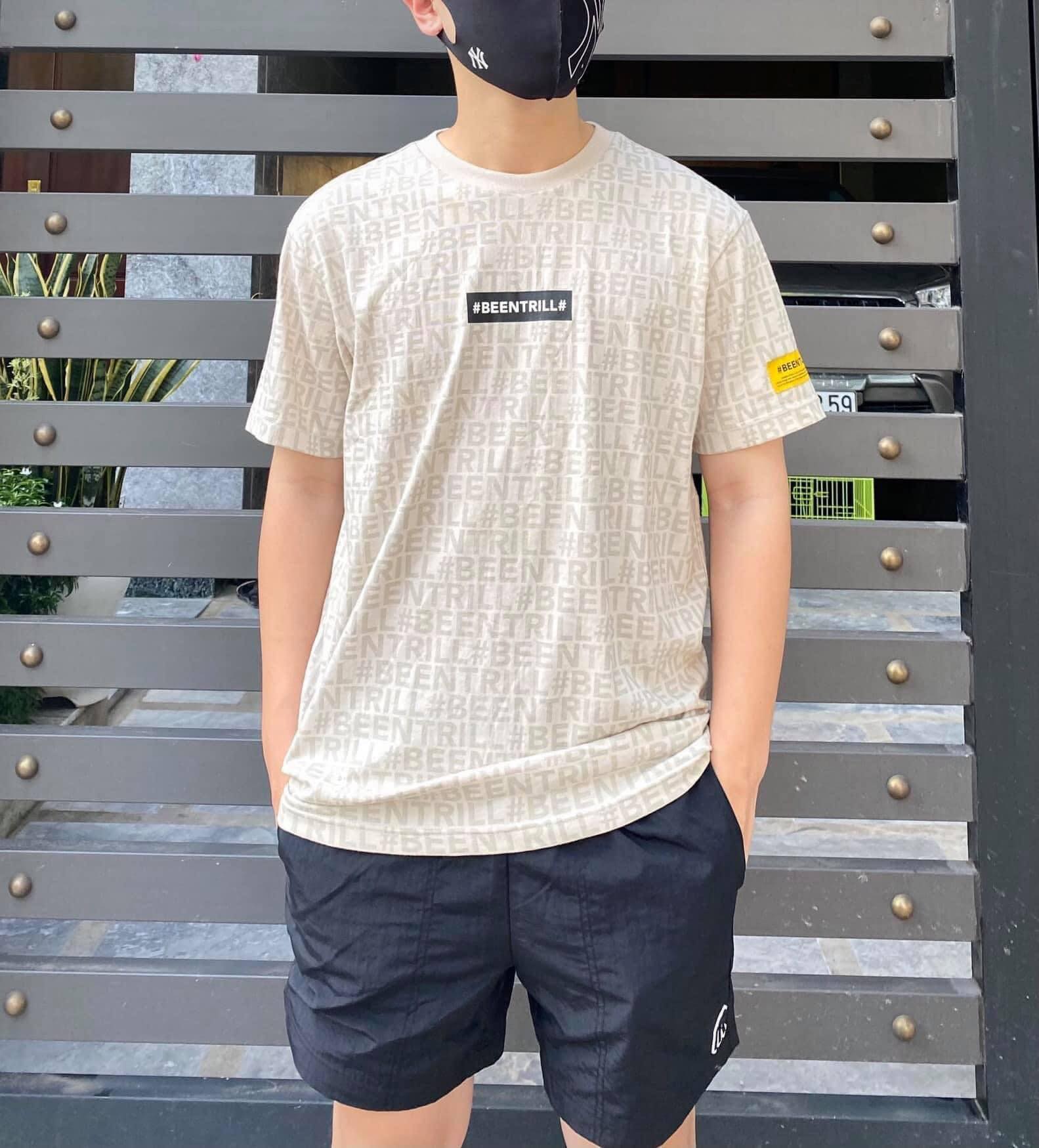 Áo Thun BEENTRILL Màu Be [ BA213TS011 ]