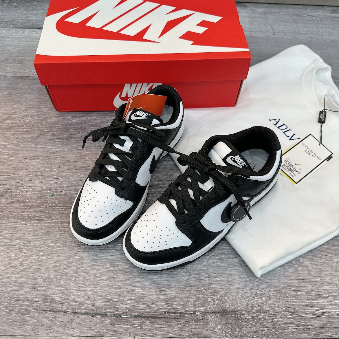 Giày Nike Dunk Low Retro Panda Code Men [ DD1391-100 ]