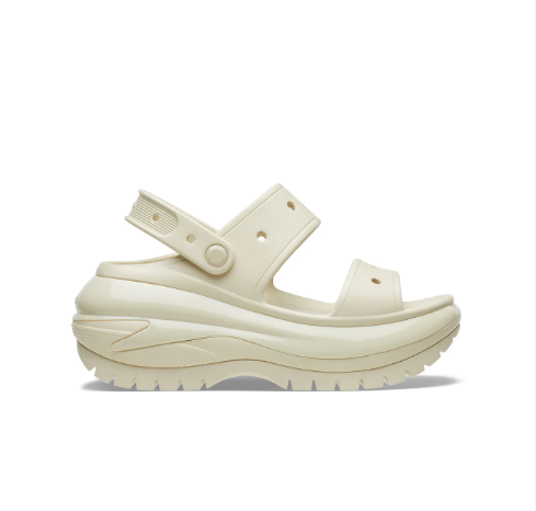 Dép Xăng Đan Unisex Crocs Mega Crush Bone [ 207989-2Y2 ]