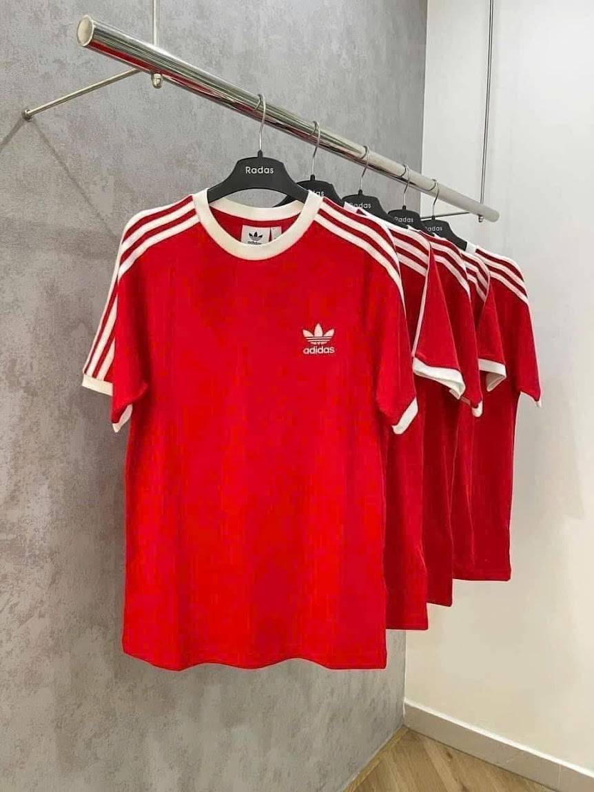 Áo Adidas Adicolor Classics 3 Stripes Red [ IA4852 ]