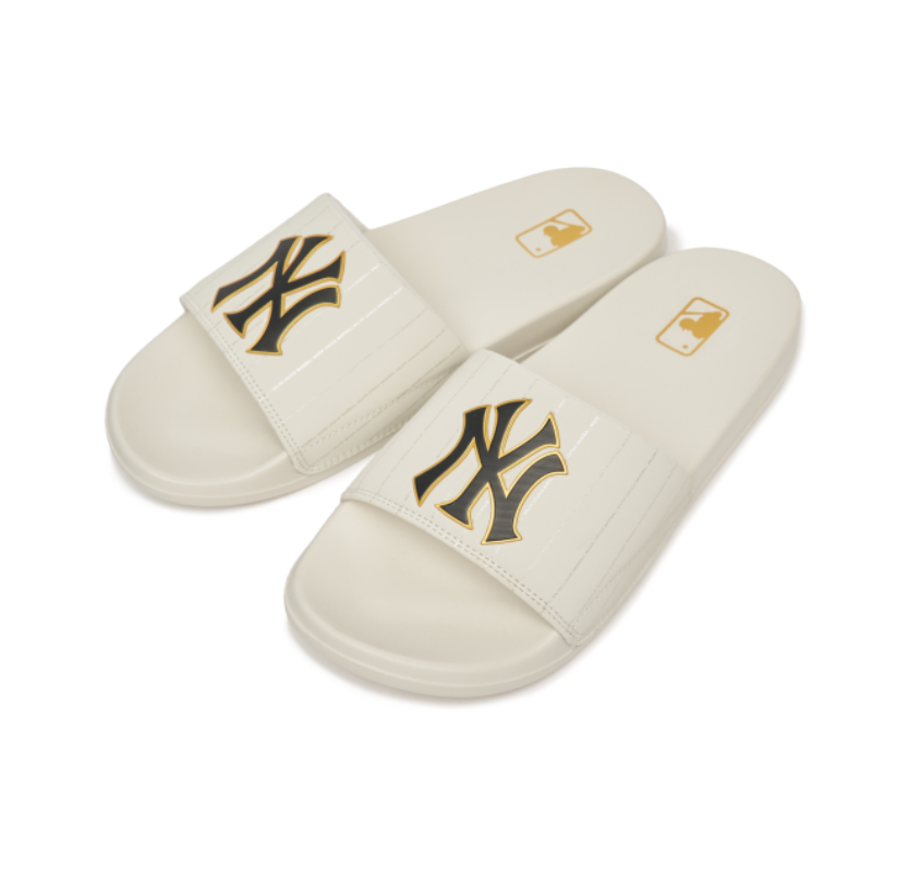 Dép MLB Mound NY Màu Trắng [ 3ALPAD323 50WHS ]