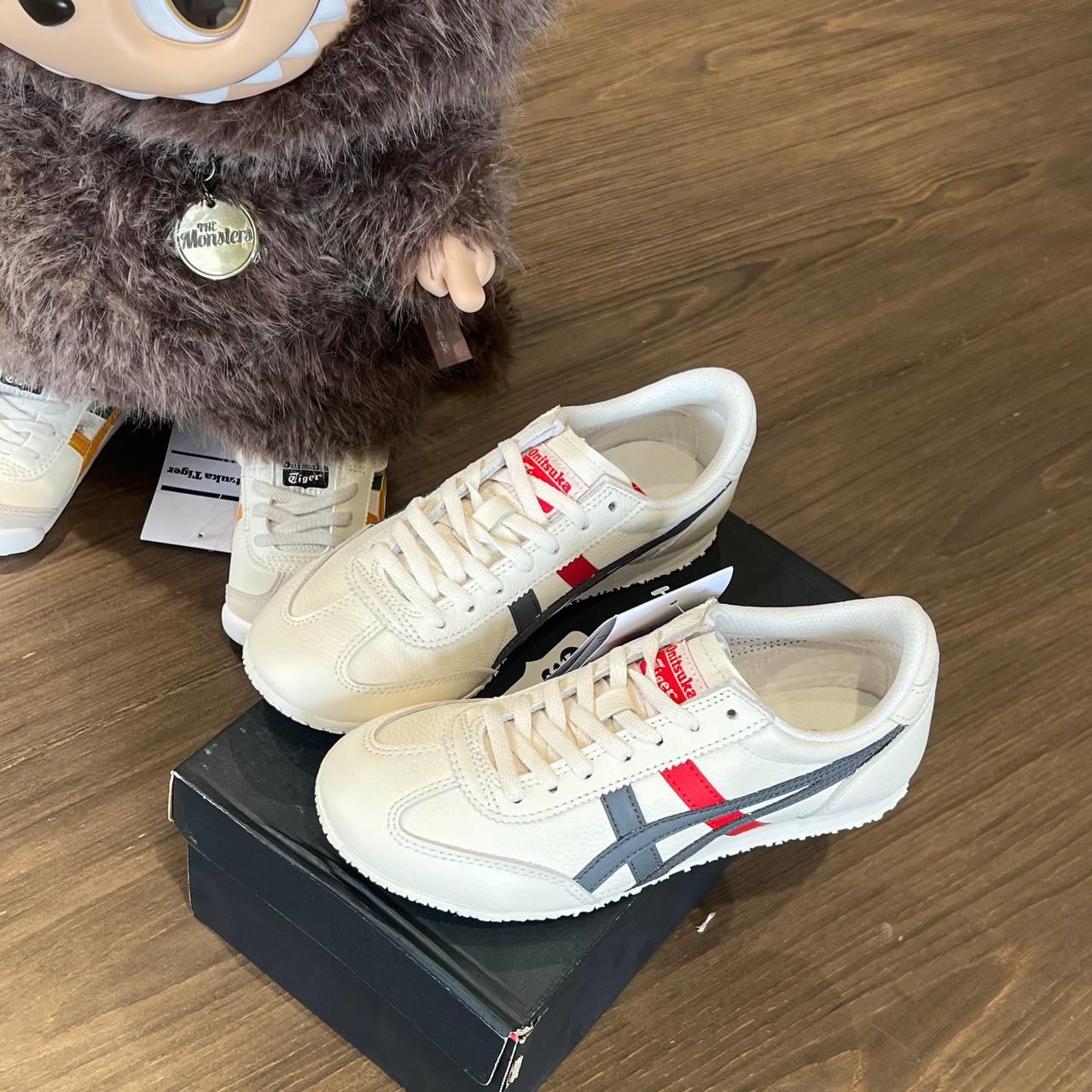 Giày Onitsuka Tiger Machu Racer Cream Black Red [ 1183B770-100 ]