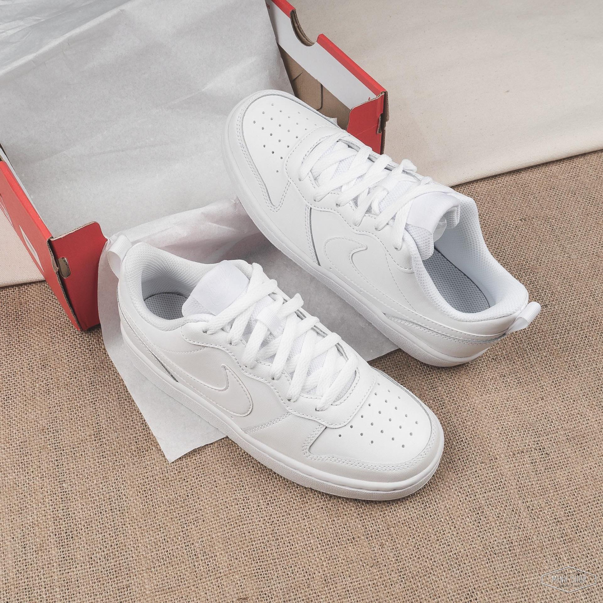 Giày Nike Court Borough Low 2 White [ BQ5448 100 ]