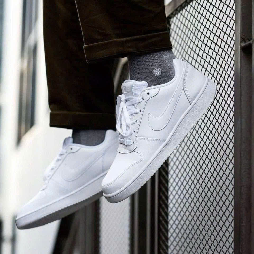 Giày Nike Ebernon Low Triple White [ AQ1775-100 ]