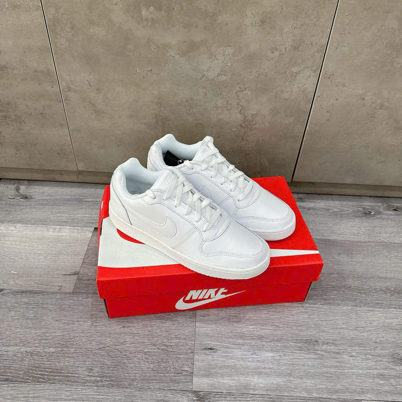Giày Nike Ebernon Low Triple White [ AQ1775-100 ]