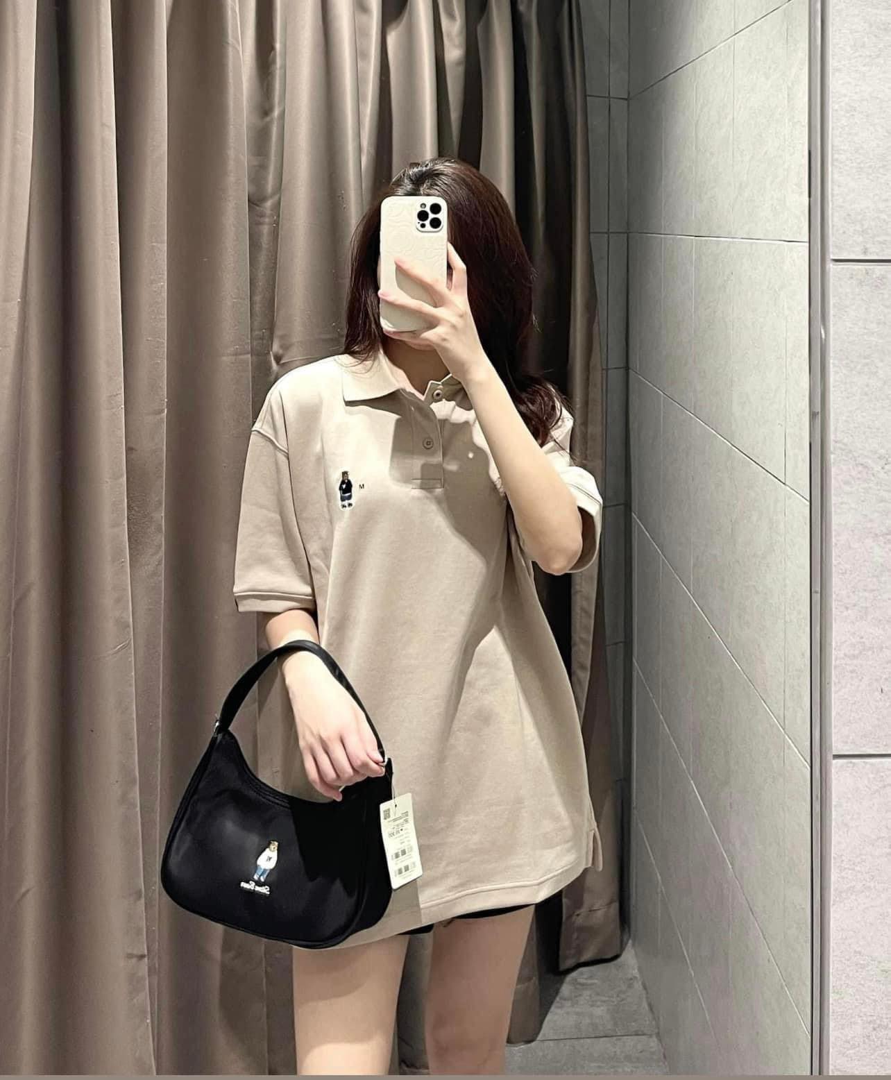 Áo Polo WHOAU Steve Màu Be [ WHHAD2411U-01 ]