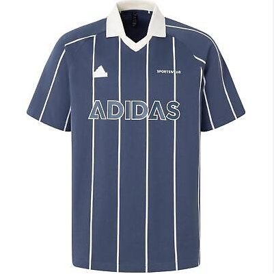 Áo Adidas Polo Tiro Stripe Heavy Jersey Loose Blue [ JC5745 ]