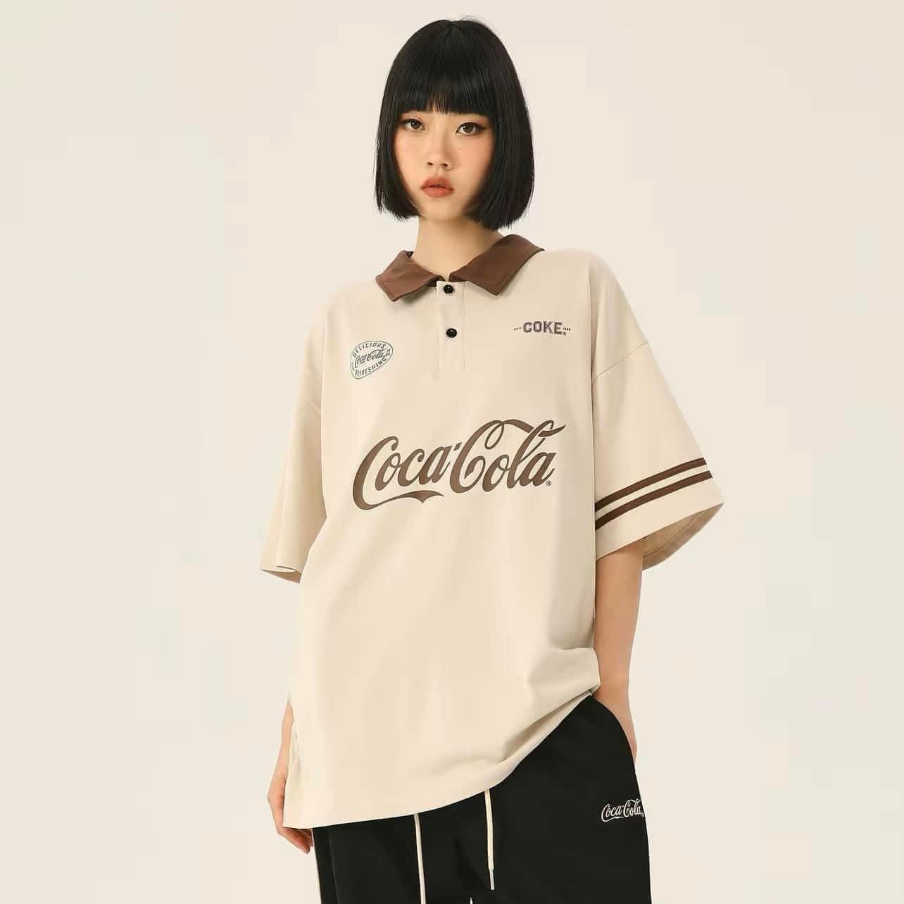 Áo Polo Coca Cola Beige [ 800311093 ]