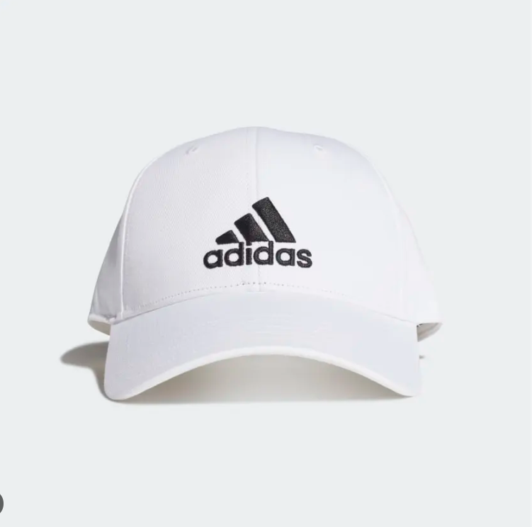 Mũ Adidas BBall Cap Cot White [ FK0890 ]