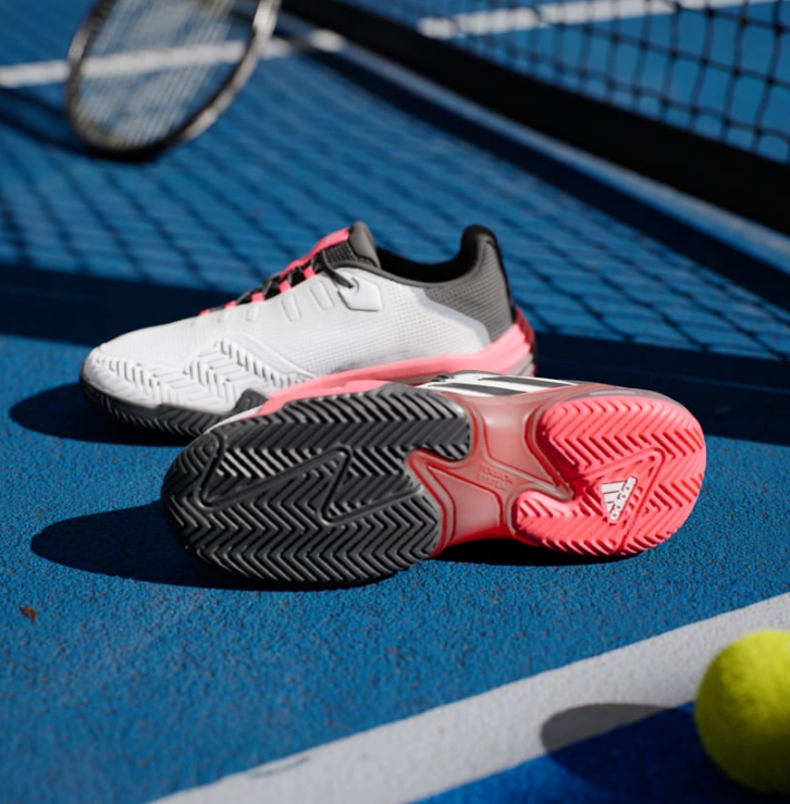 Giày Adidas Barricade 13 White Black Lucid Red [ IH2558 ]