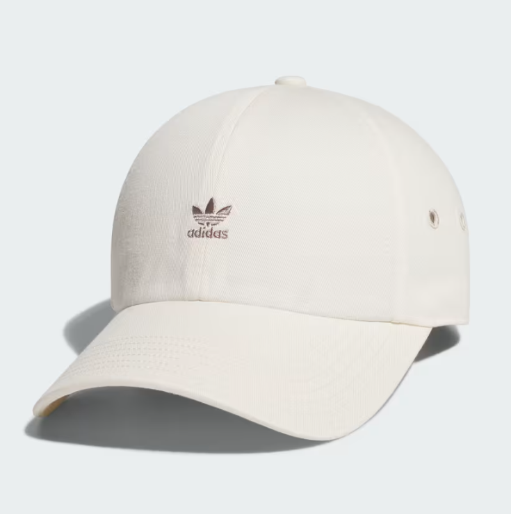 Mũ Adidas Women Relaxed Mini Logo White [ JJ7601 ]