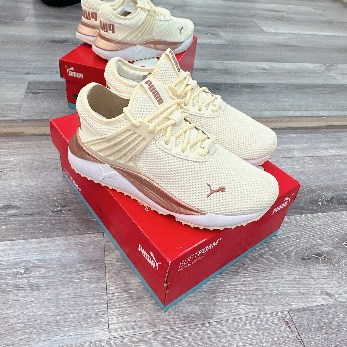 Giày Puma Pacer Future Lux Casual Pristine Rose Gold [ 380606 06 ]