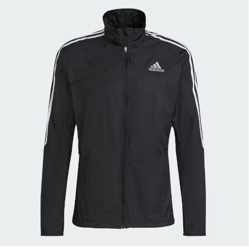 Áo Adidas Jacket Large Black Marathon 3 Stripes [ GM1410 ]