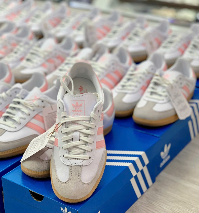 Giày Adidas Samba OG White Coral Pink [ JP5480 ]