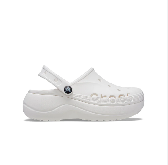 Giày Clog Crocs Baya Platform White [ 208186-100 ]