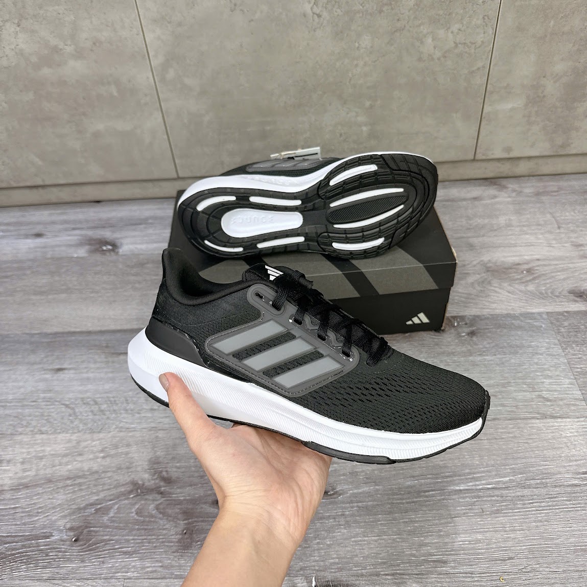 Giày Adidas Ultrabounce Running Shoes Black White [ HP5796 ]