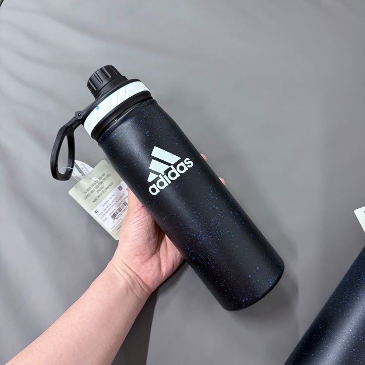 Bình Gữ Nhiệt Adidas Steel Bottle 600ML  Black [ IU7767 ]