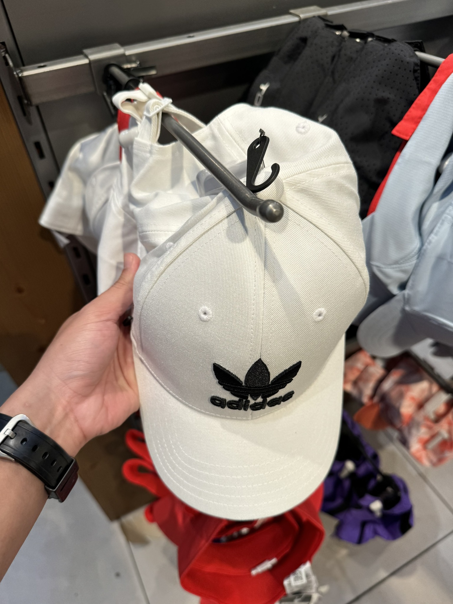Mũ Adidas Trefoil Baseball Cap White [ FJ2544 ]