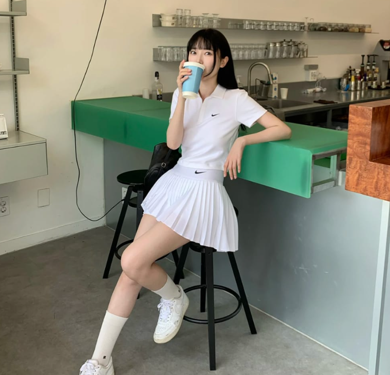 Váy Nike Court Dri-Fit Advantage Pleated Tennis Skirt White [ DR6850-100 ]