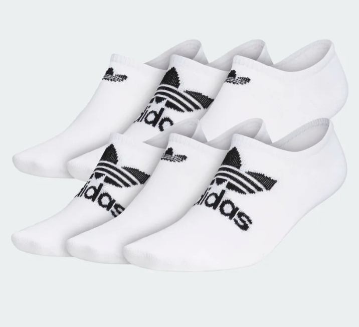 Set Tất Adidas Classic Superlite Super No Show Socks 6 Pairs Trắng [ EW8940 ]