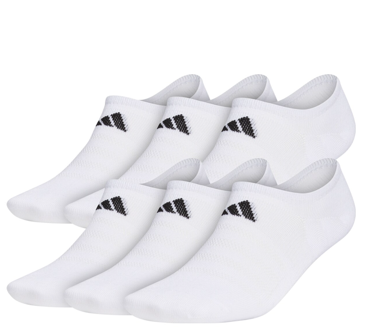 Set Tất Adidas Men 6 Pack SuperLite II No Show Socks
