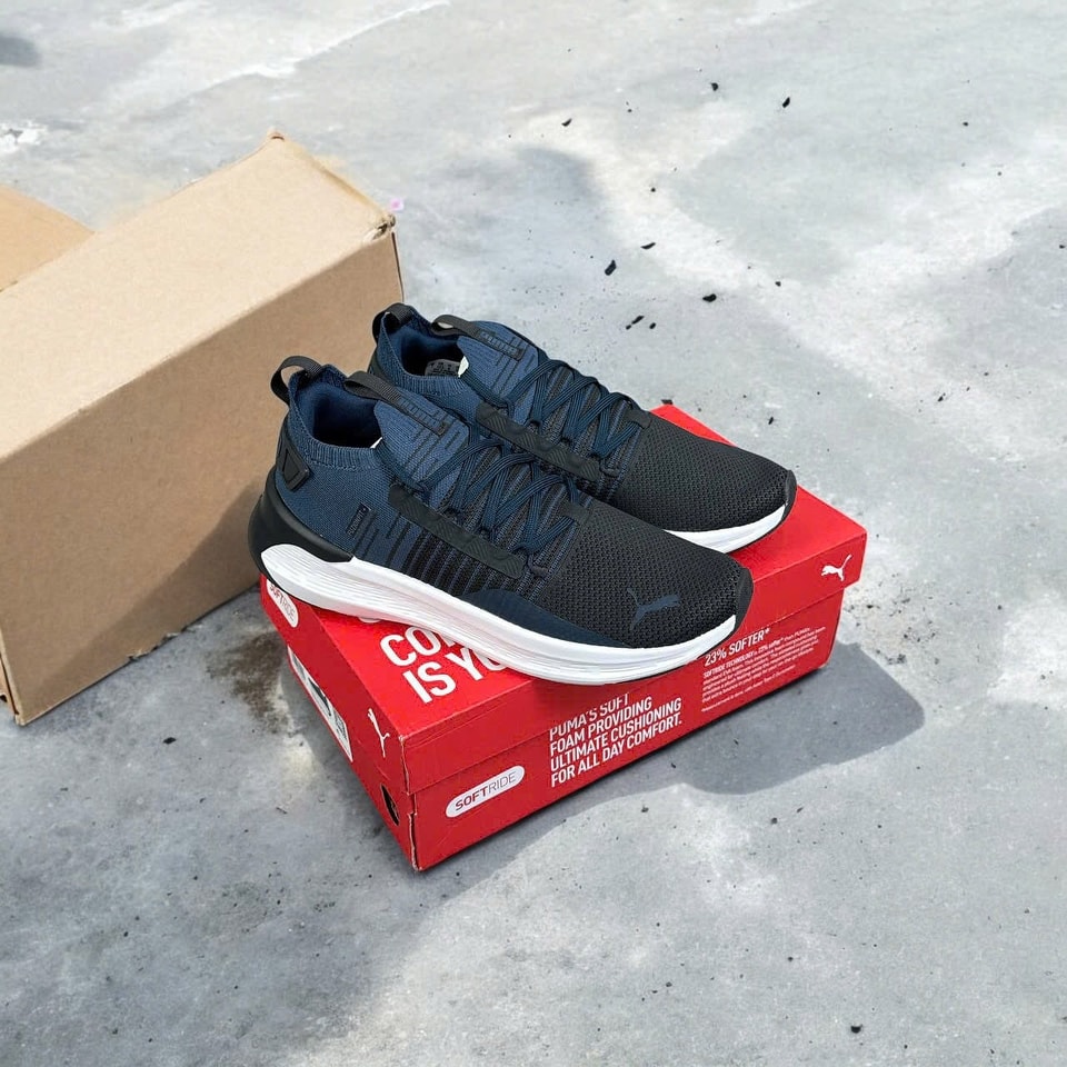 Giày Puma Softride Symmetry Fuzion Navy Black [ 310127 02 ]