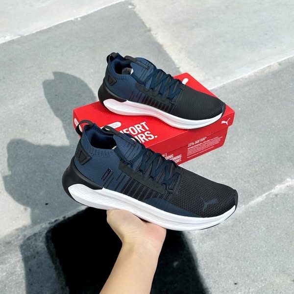 Giày Puma Softride Symmetry Fuzion Navy Black [ 310127 02 ]