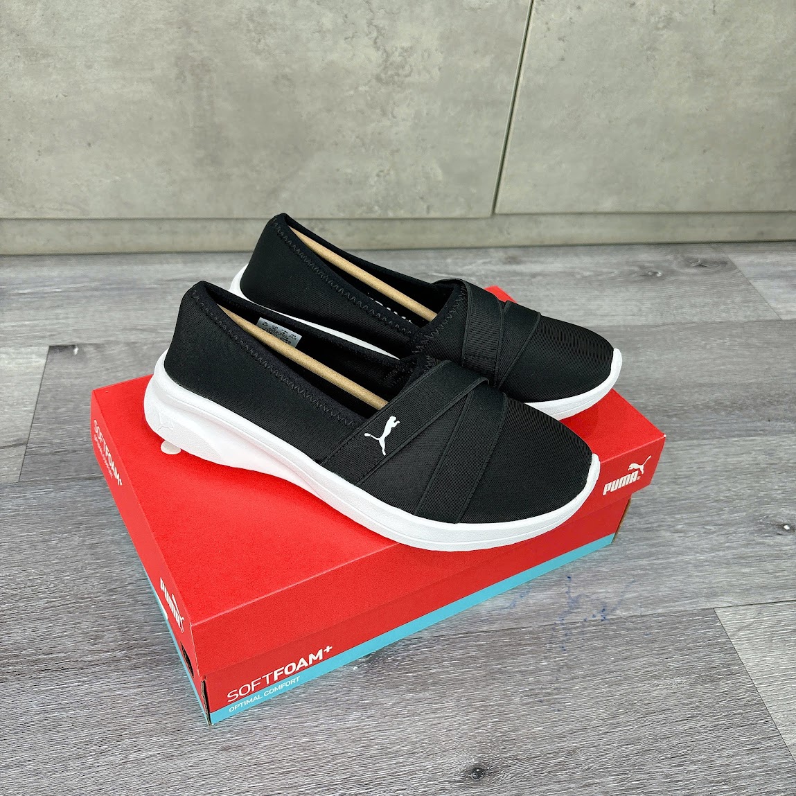 Giày Puma Adelina Slip On Black 400236 01