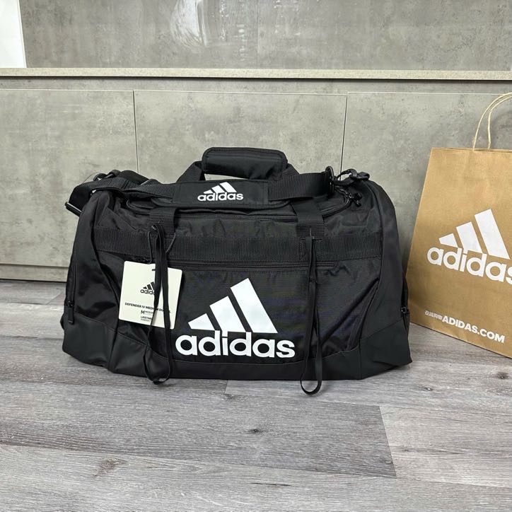 Túi Adidas Defender Duffel Medium Black [ EW9635 ]