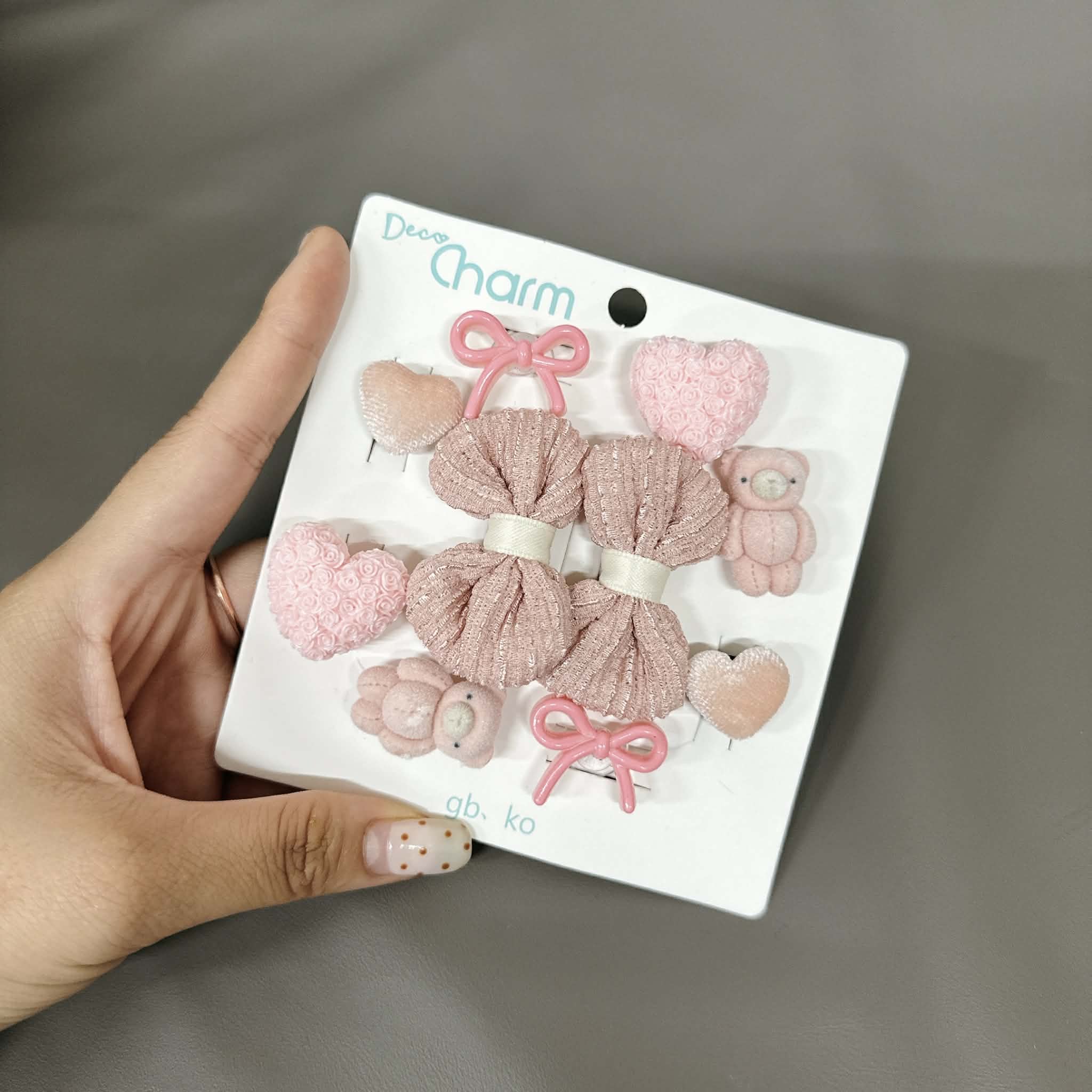 Combo 10 chiếc Jibbitz Crocs, Sticker Gắn Dép, Charm Bearbrick