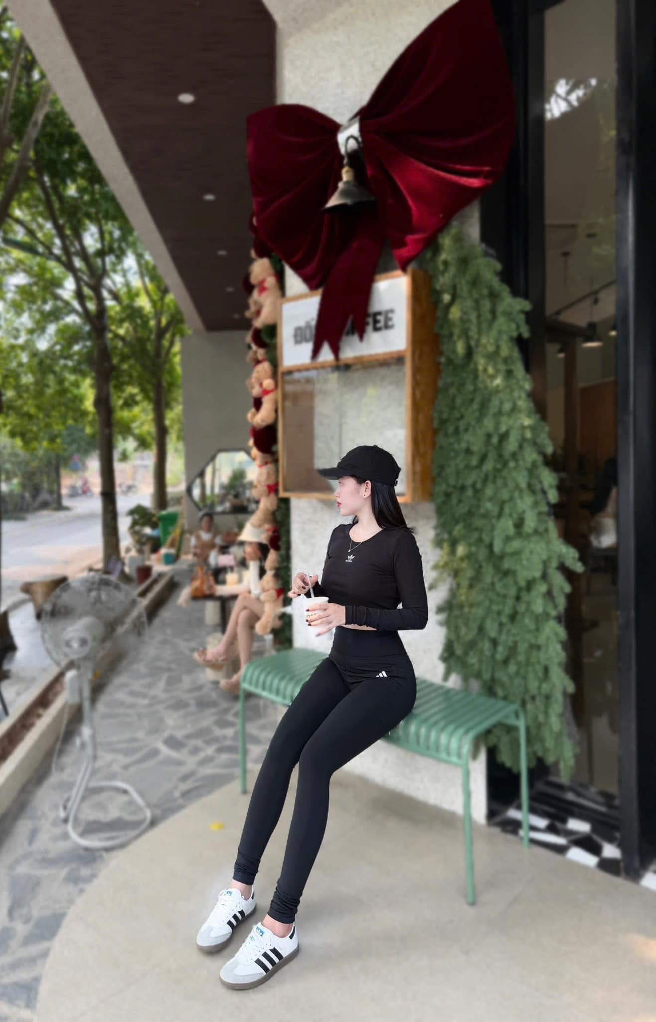 Áo Adidas Essentials Ribbed Crop Long Sleeve Black [ IW5725 ]