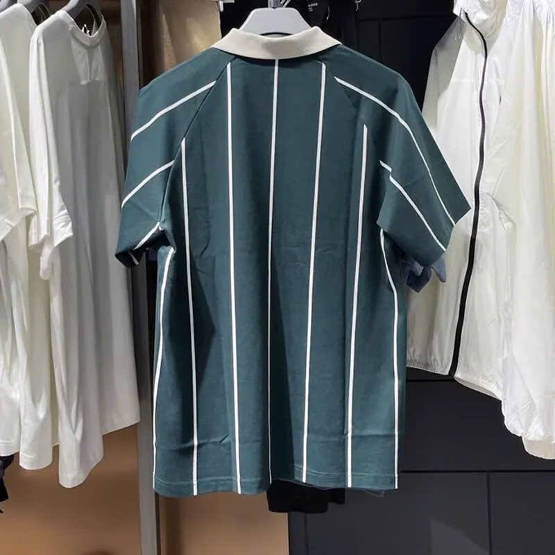 Áo Adidas Polo Tiro Stripe Heavy Jersey Loose Green [ JC5744 ]