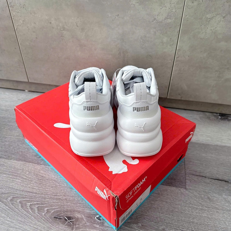 Giày Puma Cilia Wedge White [ 393915 02 ]