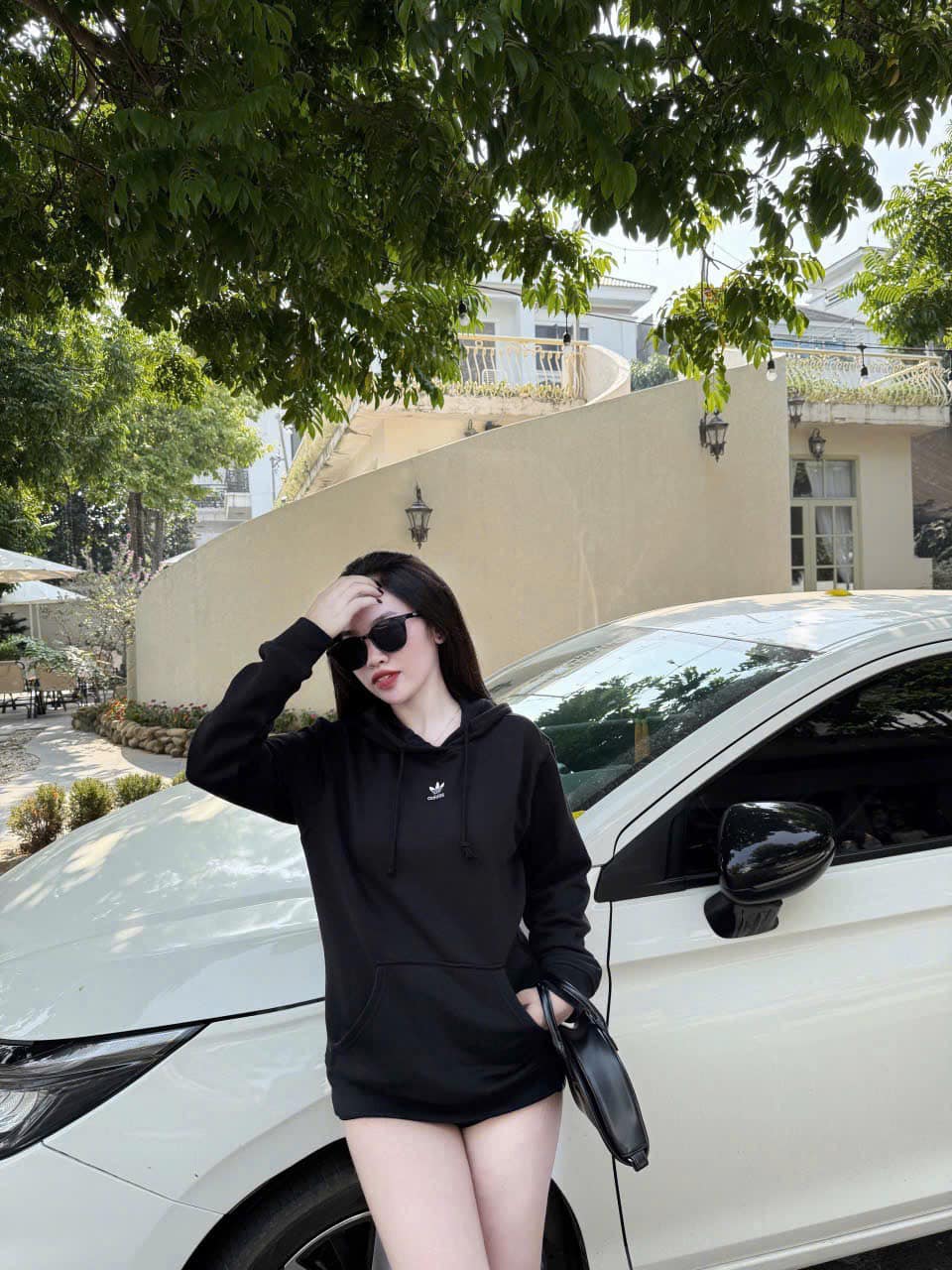 Áo Adidas Hoodie Adicolor Essentials Fleece [ IA6420 ]