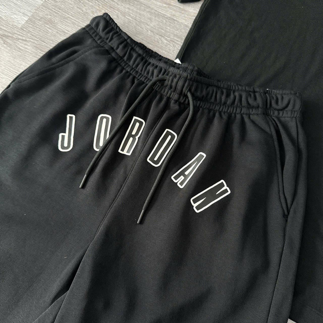 Set Quần Áo Nike Jordan Jumpman Air Embroidered Black [ AH5296-010 / FQ1877-010 ]