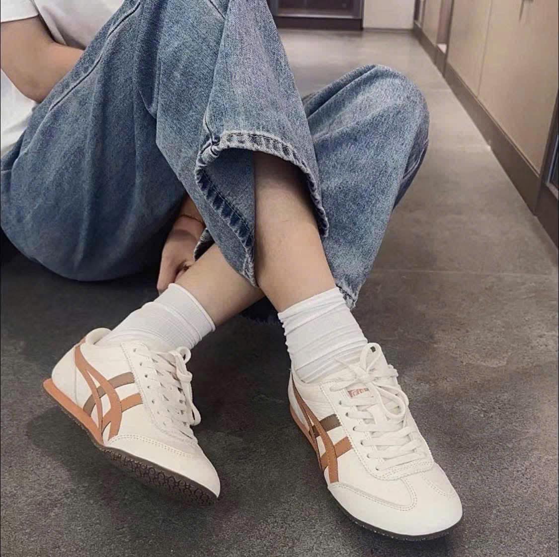 Giày Onitsuka Tiger Machu Racer Cream Rust Orange [ 1183B770-109 ]
