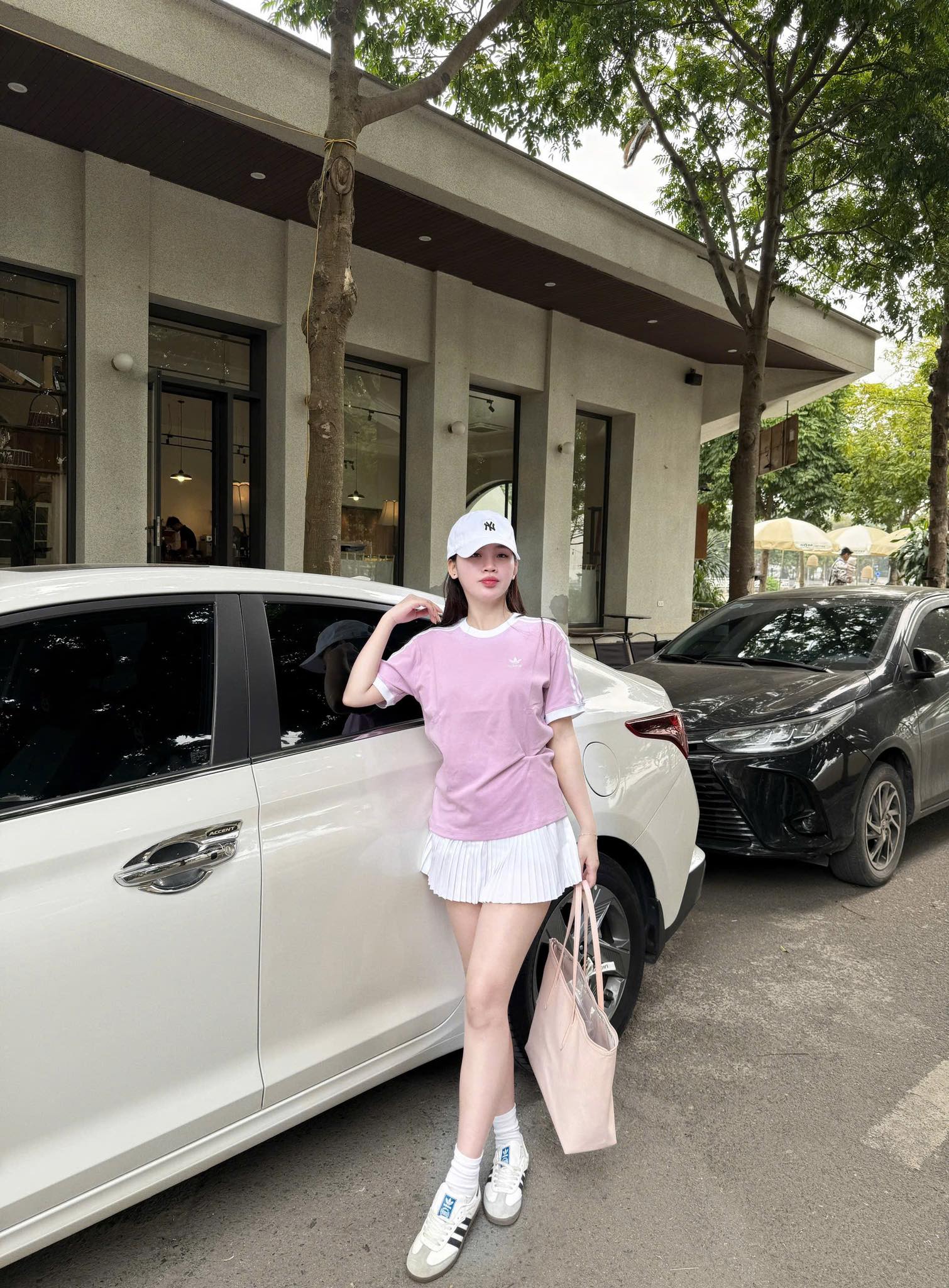 Áo Adidas 3-Stripes Purple [ JD3441 ]