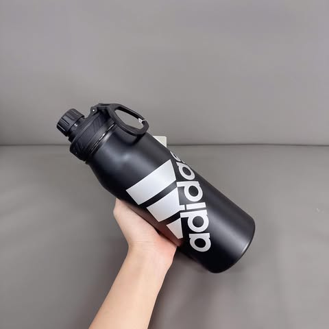 Bình Giữ Nhiệt Adidas Metal Bottle 1L Black [ CL6089 ]