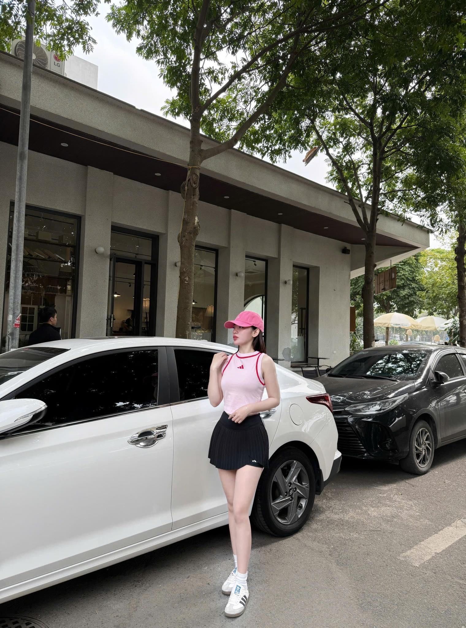 Áo Adidas Essentials Color-Pop Cotton Crop Tank Top Pink [ JD5554 ]