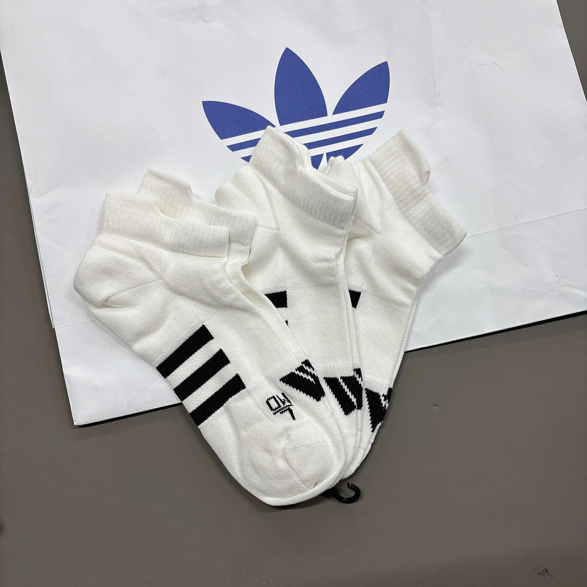 Set Tất Adidas Performance Light Low Socks 3 Pairs [ HT3440 ]