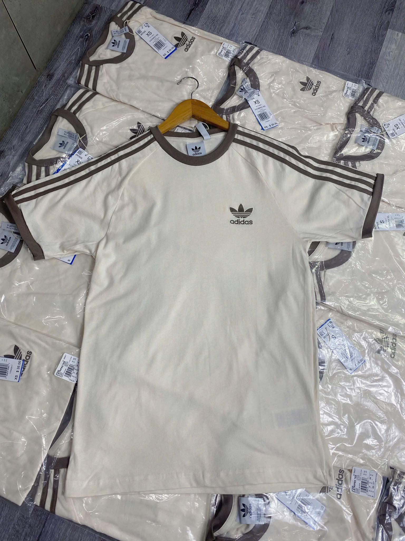 Áo Adidas Adicolor Classics 3-Stripes White [ JN7020 ]