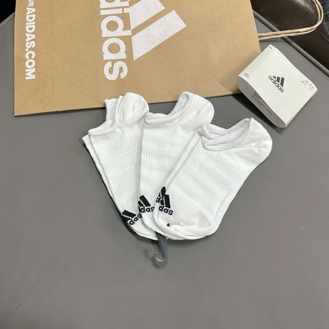 Set Tất Adidas Thin And Light No Show 3 Pack [ HT3463 ]