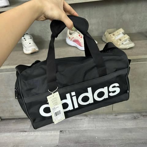 Túi Adidas Essentials Linear Duffel Medium Black [ HT4743 ]