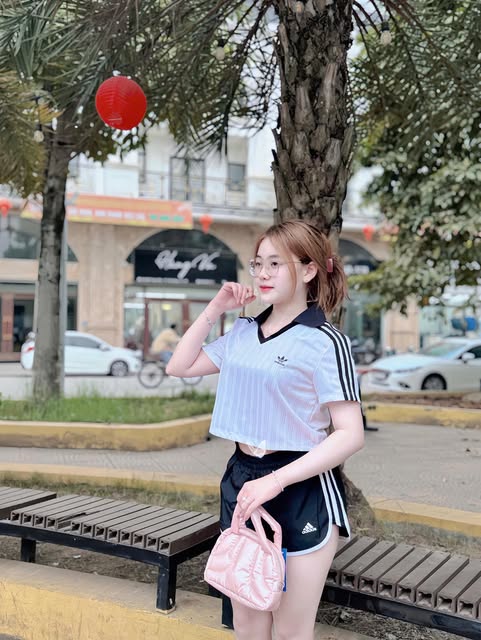 Áo Adidas Polo Croptop Adicolor Football [ JD2608 ]