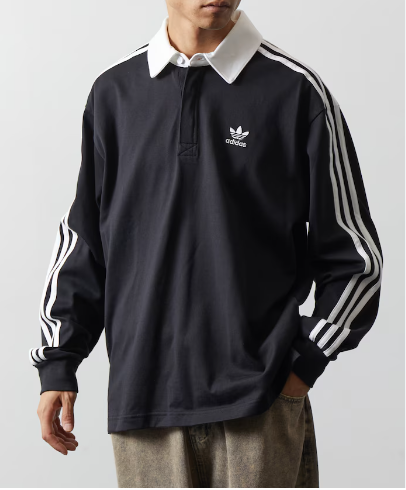 Áo Adidas Polo Adicolor Rugby Black [ IZ4806 ]