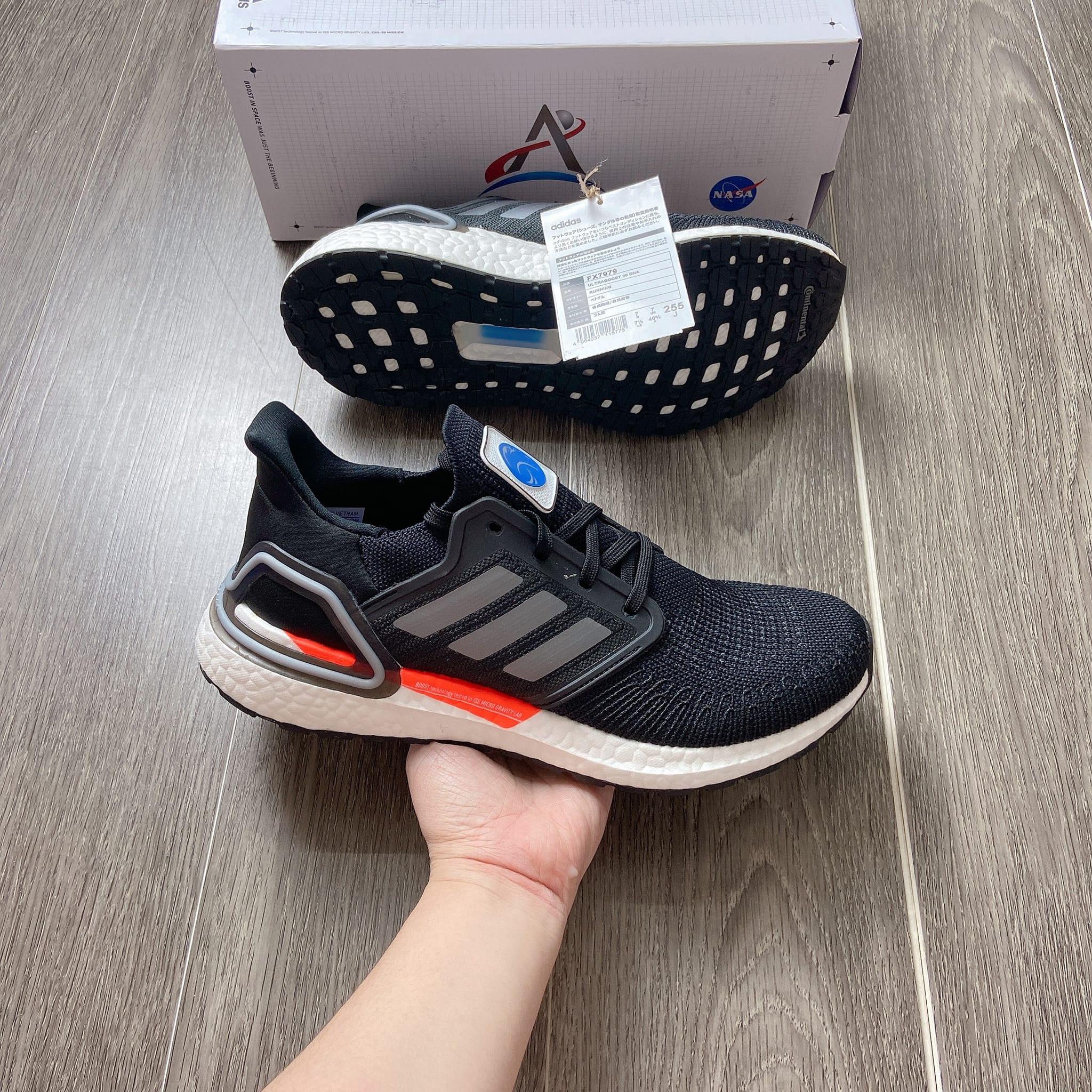 Giày Adidas UltraBoost  20 NASA Core Black FX7979