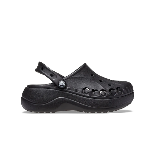 Giày Clog Crocs Baya Platform Black [ 208186-001 ]
